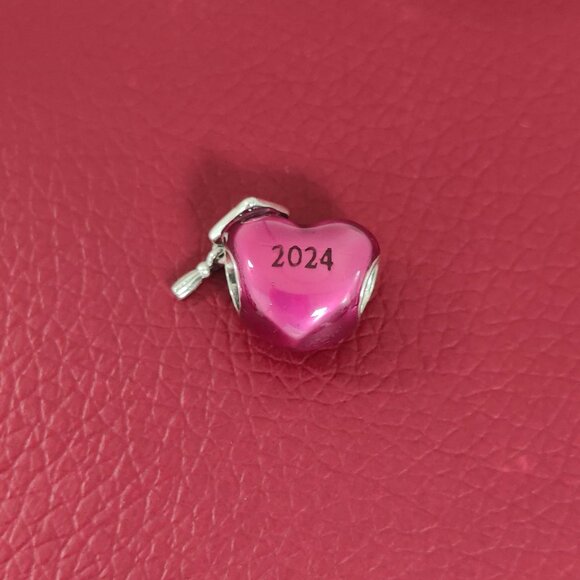 Pandora Jewelry - Pandora Pink 2024 Graduation Heart Charm Bracelet Pendant with box